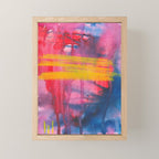 Color Play - abstract watercolor acrylic painting Mini Art Print Gallery Image 1