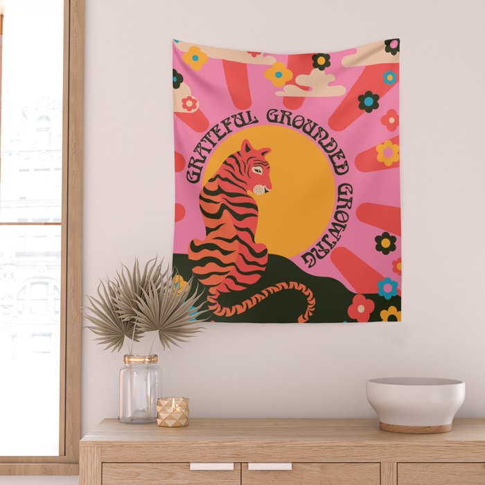 Grateful Grounded Growing Wall Tapestry Gallery Image 2