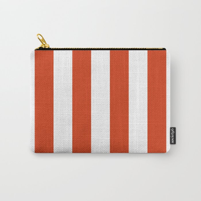Red White Stripe - By The Seashore Carry All Pouch Gallery Image 1