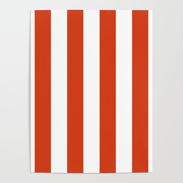 Red White Stripe - By The Seashore Poster Gallery Image 1