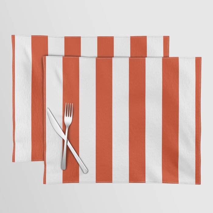 Red White Stripe - By The Seashore Placemat Gallery Image 1