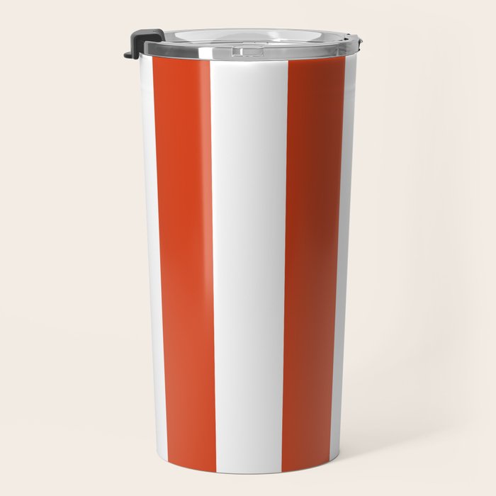 Red White Stripe - By The Seashore Travel Mug Gallery Image 3