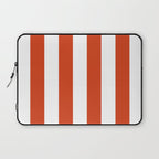 Red White Stripe - By The Seashore Laptop Sleeve Gallery Image 1