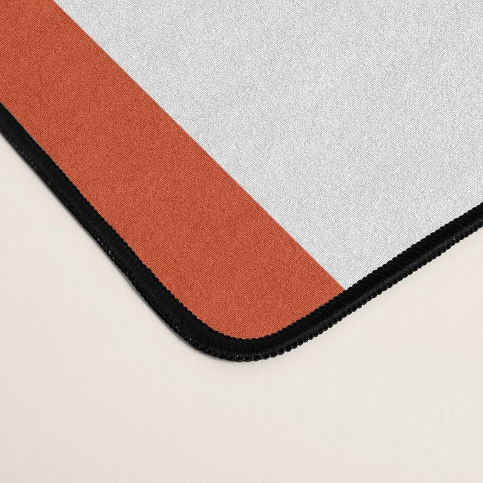 Red White Stripe - By The Seashore Desk Mat Gallery Image 4