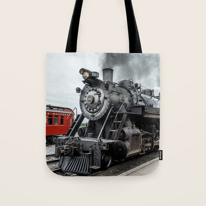 Strasburg Railroad Vintage Steam Locomotive Baldwin Train Engine Pennsylvania Tote Bag Gallery Image 1