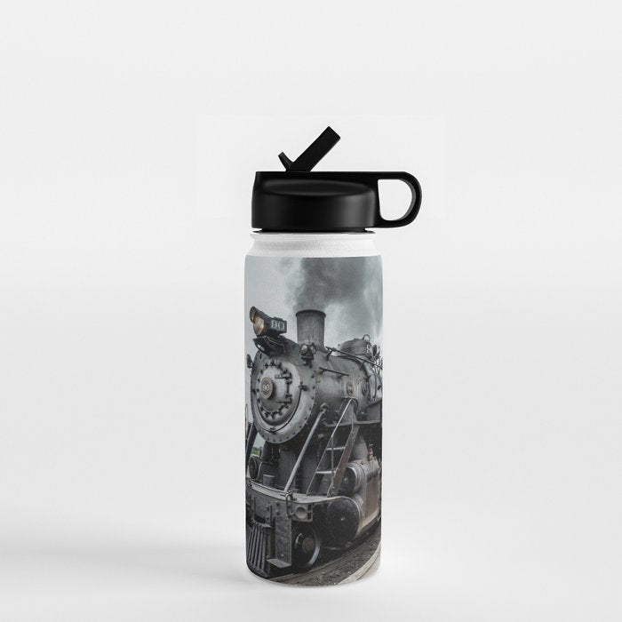 Strasburg Railroad Vintage Steam Locomotive Baldwin Train Engine Pennsylvania Water Bottle Gallery Image 1