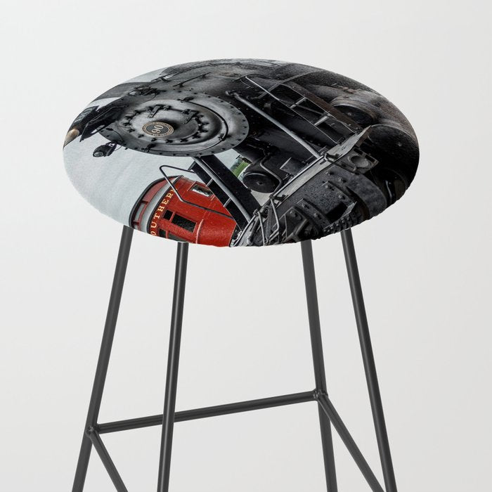 Strasburg Railroad Vintage Steam Locomotive Baldwin Train Engine Pennsylvania Stool Gallery Image 2