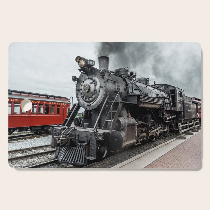 Strasburg Railroad Vintage Steam Locomotive Baldwin Train Engine Pennsylvania Cutting Board Gallery Image 1