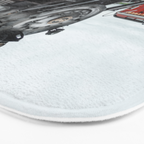 Strasburg Railroad Vintage Steam Locomotive Baldwin Train Engine Pennsylvania Bath Mat Gallery Image 3