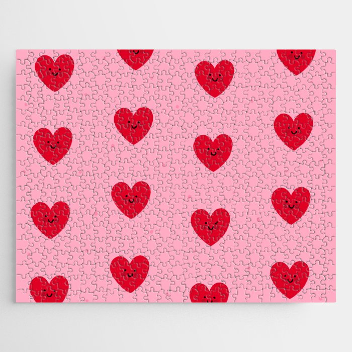Red Hearts Jigsaw Puzzle Gallery Image 1