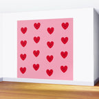 Red Hearts Wall Mural Gallery Image 2