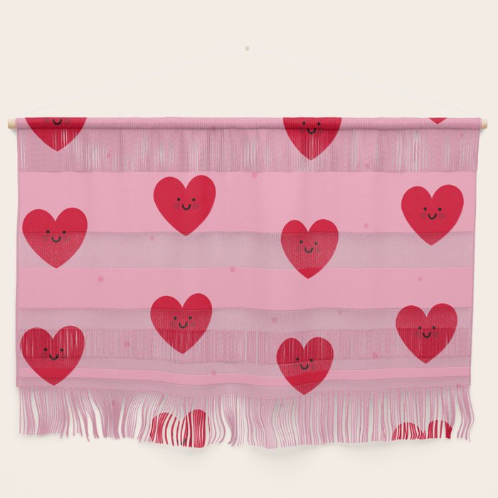 Red Hearts Wall Hanging Gallery Image 1