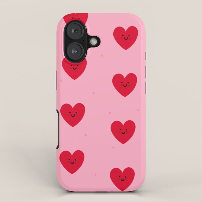 Red Hearts iPhone Case Gallery Image 1