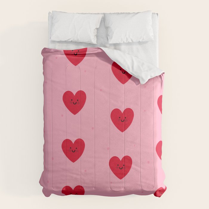 Red Hearts Comforter Gallery Image 6