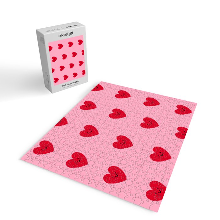 Red Hearts Jigsaw Puzzle Gallery Image 2