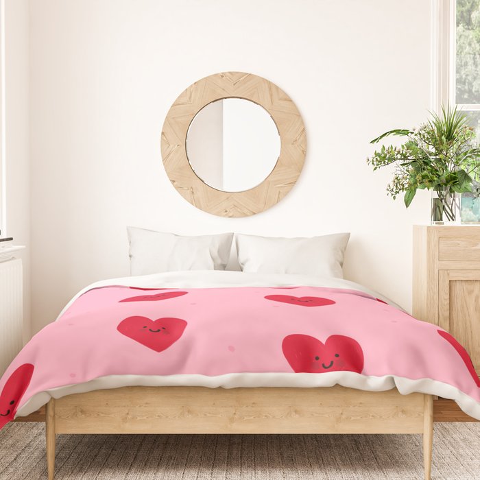 Red Hearts Duvet Cover Gallery Image 3