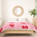 Red Hearts Duvet Cover Gallery Image 3