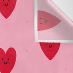 Red Hearts Wall Tapestry Gallery Image 3