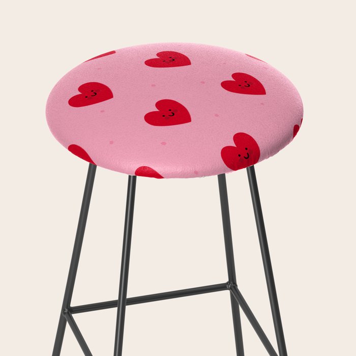 Red Hearts Stool Gallery Image 2