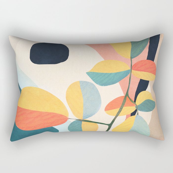 Colorful Branching Out 25 Rectangular Pillow Gallery Image 1