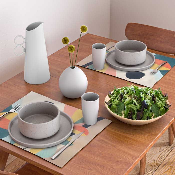 Colorful Branching Out 25 Placemat Gallery Image 2