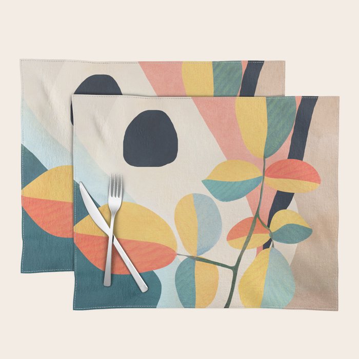 Colorful Branching Out 25 Placemat Gallery Image 1