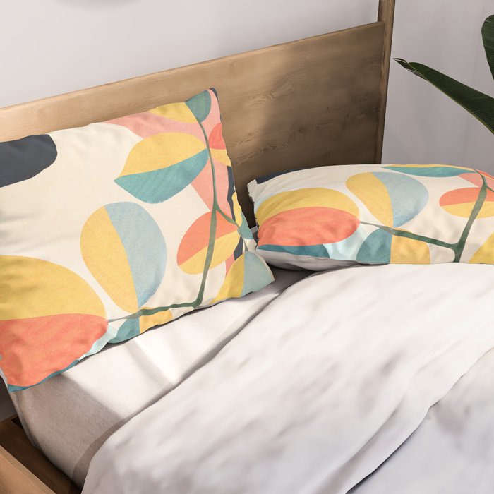 Colorful Branching Out 25 Pillow Sham Gallery Image 2