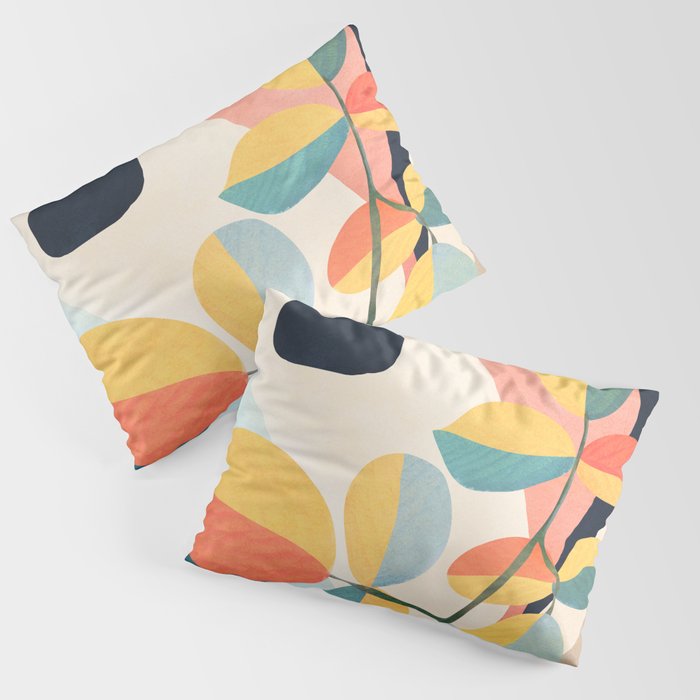 Colorful Branching Out 25 Pillow Sham Gallery Image 1