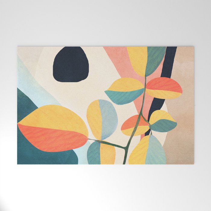 Colorful Branching Out 25 Welcome Mat Gallery Image 1
