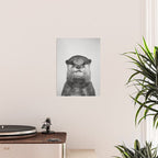 Otter - Black & White Poster Gallery Image 2