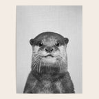 Otter - Black & White Poster Gallery Image 4