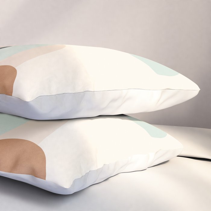 Azzurro Shapes No 53 Pillow Sham Gallery Image 3
