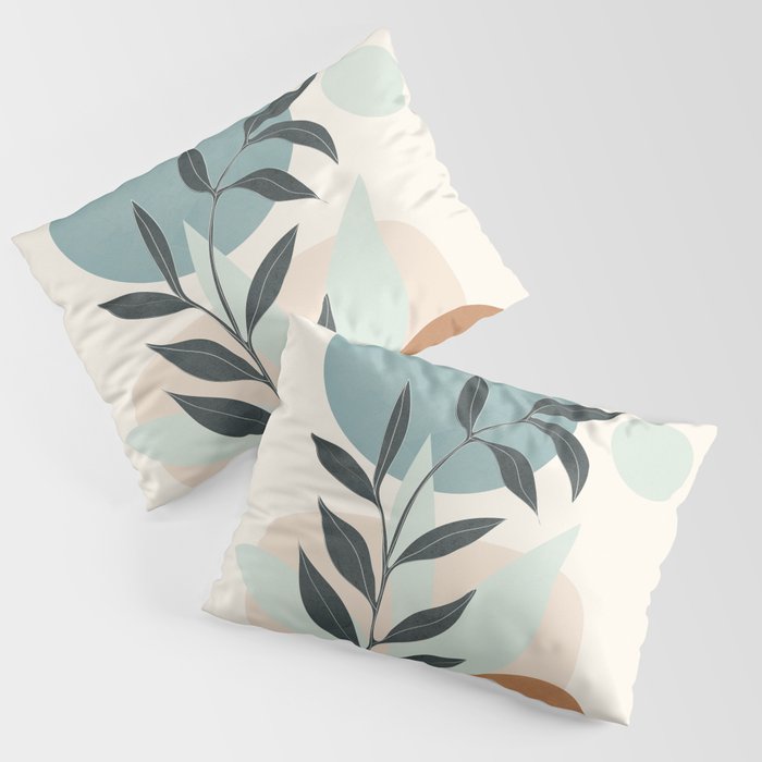 Azzurro Shapes No 53 Pillow Sham Gallery Image 3