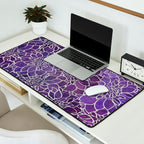 Dahlia Flower Pattern 3 Desk Mat Gallery Image 2