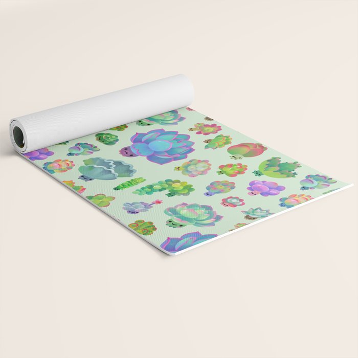 Baby succulent 2 - green Yoga Mat Gallery Image 2