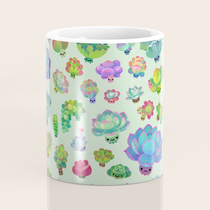 Baby succulent 2 - green Coffee Mug Gallery Image 4