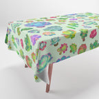 Baby succulent 2 - green Tablecloth Gallery Image 1