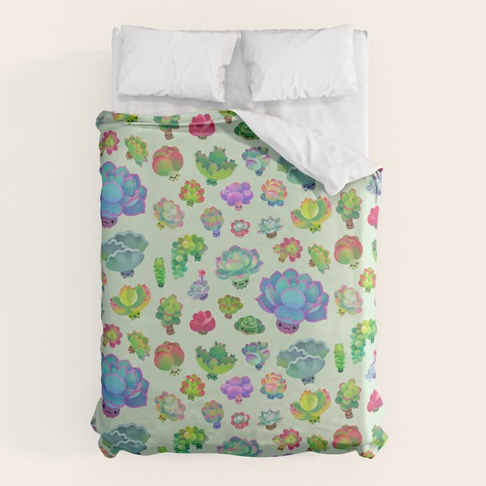 Baby succulent 2 - green Duvet Cover Gallery Image 6