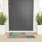 Linear Bauhaus Pattern 1 Welcome Mat Gallery Image 3
