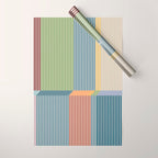 Linear Bauhaus Pattern 1 Wrapping Paper Gallery Image 1
