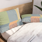 Linear Bauhaus Pattern 1 Pillow Sham Gallery Image 2