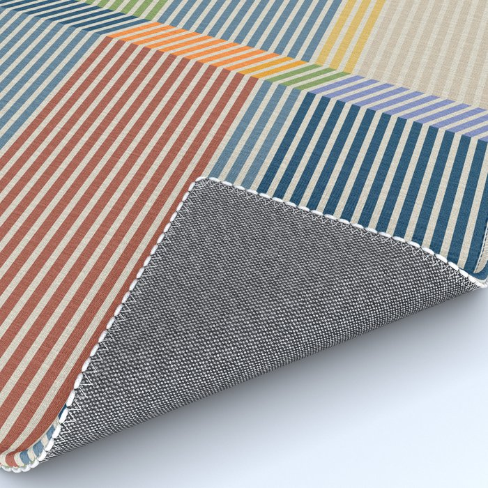 Linear Bauhaus Pattern 1 Rug Gallery Image 4