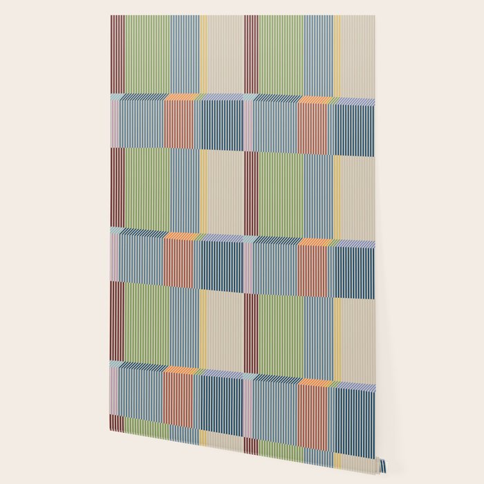 Linear Bauhaus Pattern 1 Wallpaper Gallery Image 2
