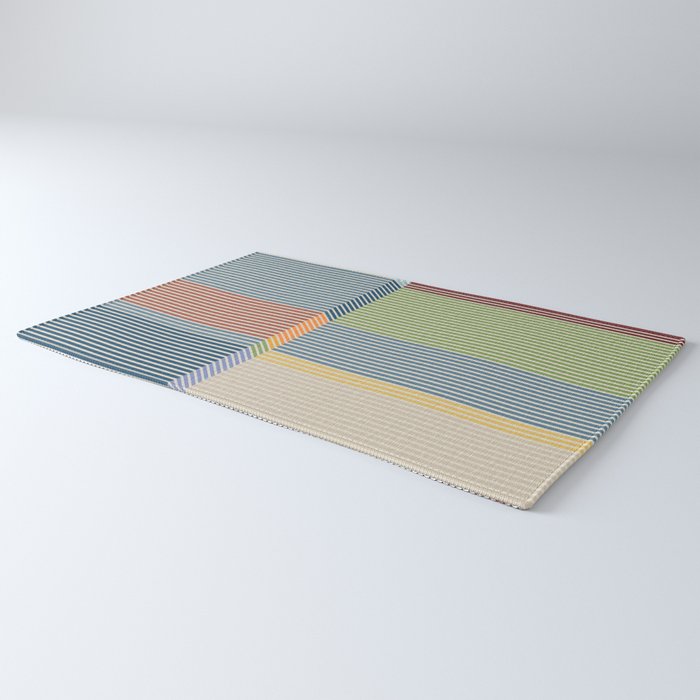 Linear Bauhaus Pattern 1 Rug Gallery Image 3