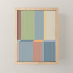 Linear Bauhaus Pattern 1 Mini Art Print Gallery Image 1