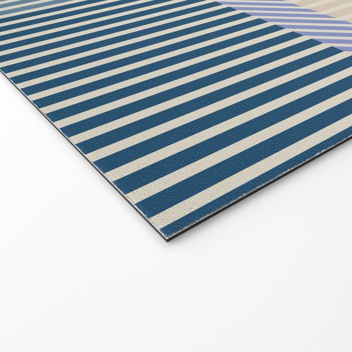 Linear Bauhaus Pattern 1 Welcome Mat Gallery Image 2
