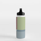Linear Bauhaus Pattern 1 Water Bottle Gallery Image 3