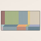 Linear Bauhaus Pattern 1 Desk Mat Gallery Image 3