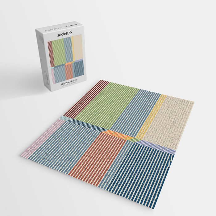 Linear Bauhaus Pattern 1 Jigsaw Puzzle Gallery Image 2