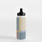 Linear Bauhaus Pattern 1 Water Bottle Gallery Image 2